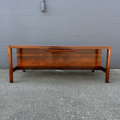 Mid-Century Modern Rosewood Executive Desk