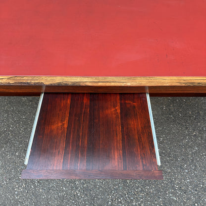 Mid-Century Modern Rosewood Executive Desk