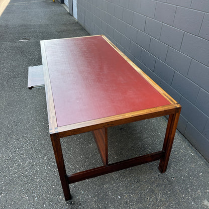 Mid-Century Modern Rosewood Executive Desk