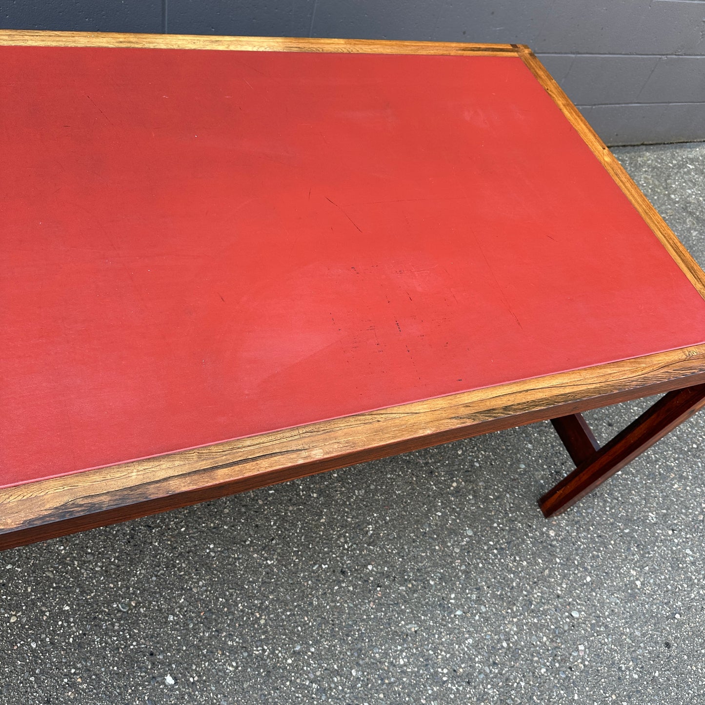 Mid-Century Modern Rosewood Executive Desk