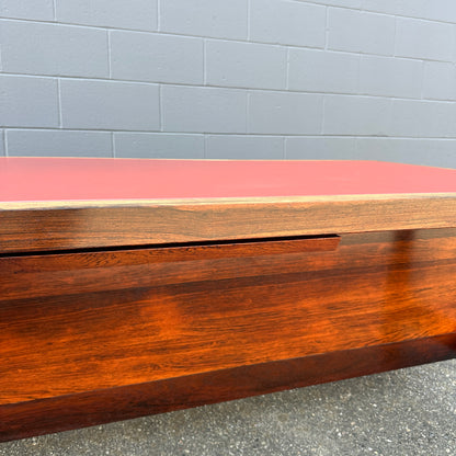 Mid-Century Modern Rosewood Executive Desk