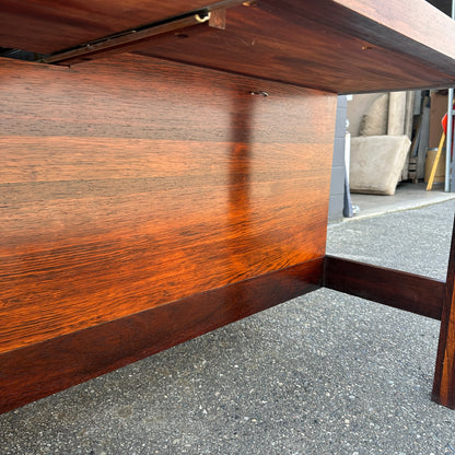 Mid-Century Modern Rosewood Executive Desk