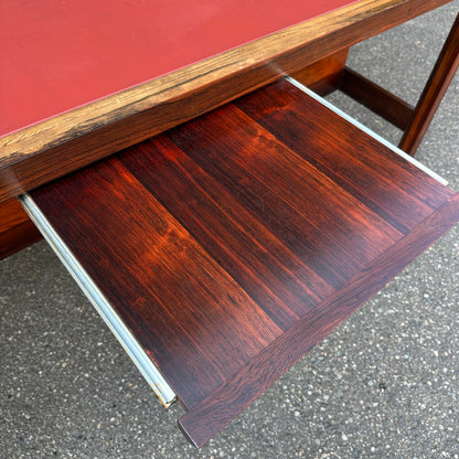 Mid-Century Modern Rosewood Executive Desk