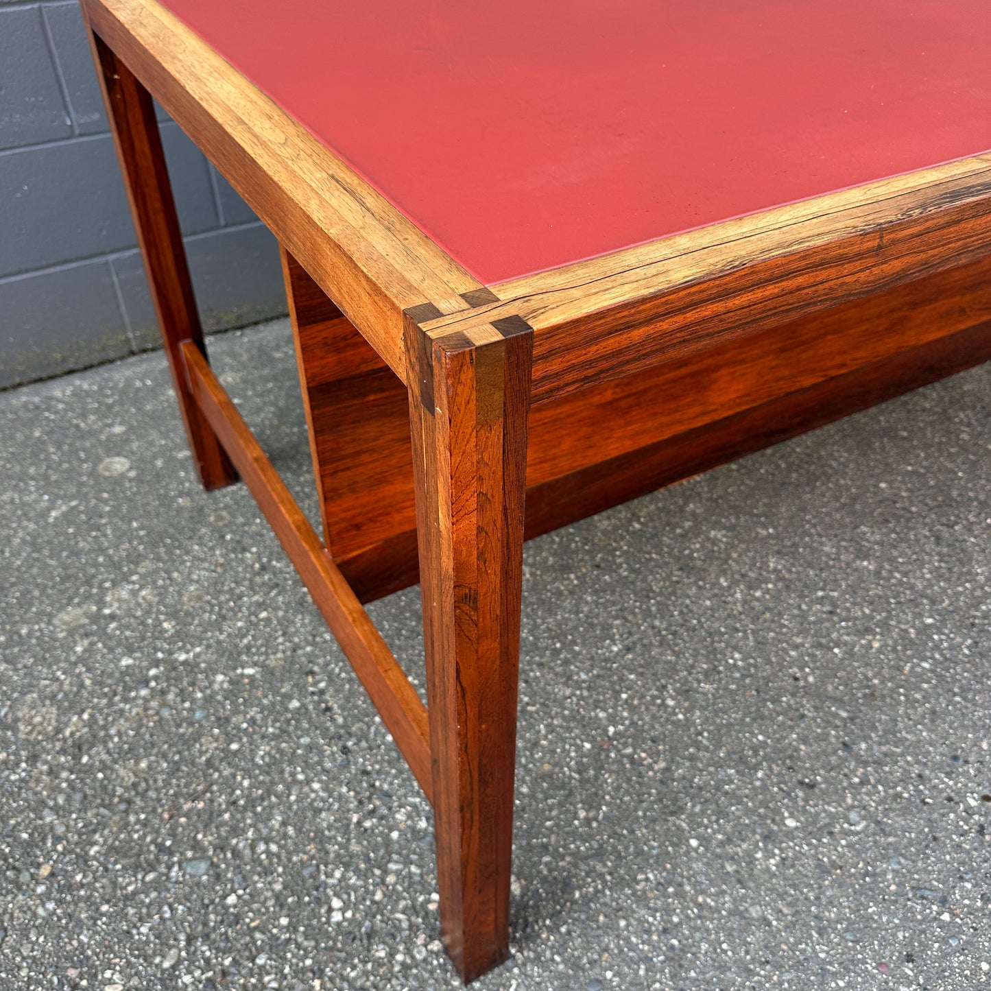 Mid-Century Modern Rosewood Executive Desk
