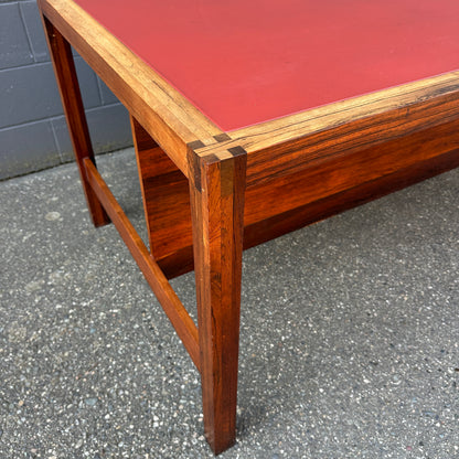 Mid-Century Modern Rosewood Executive Desk