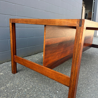Mid-Century Modern Rosewood Executive Desk