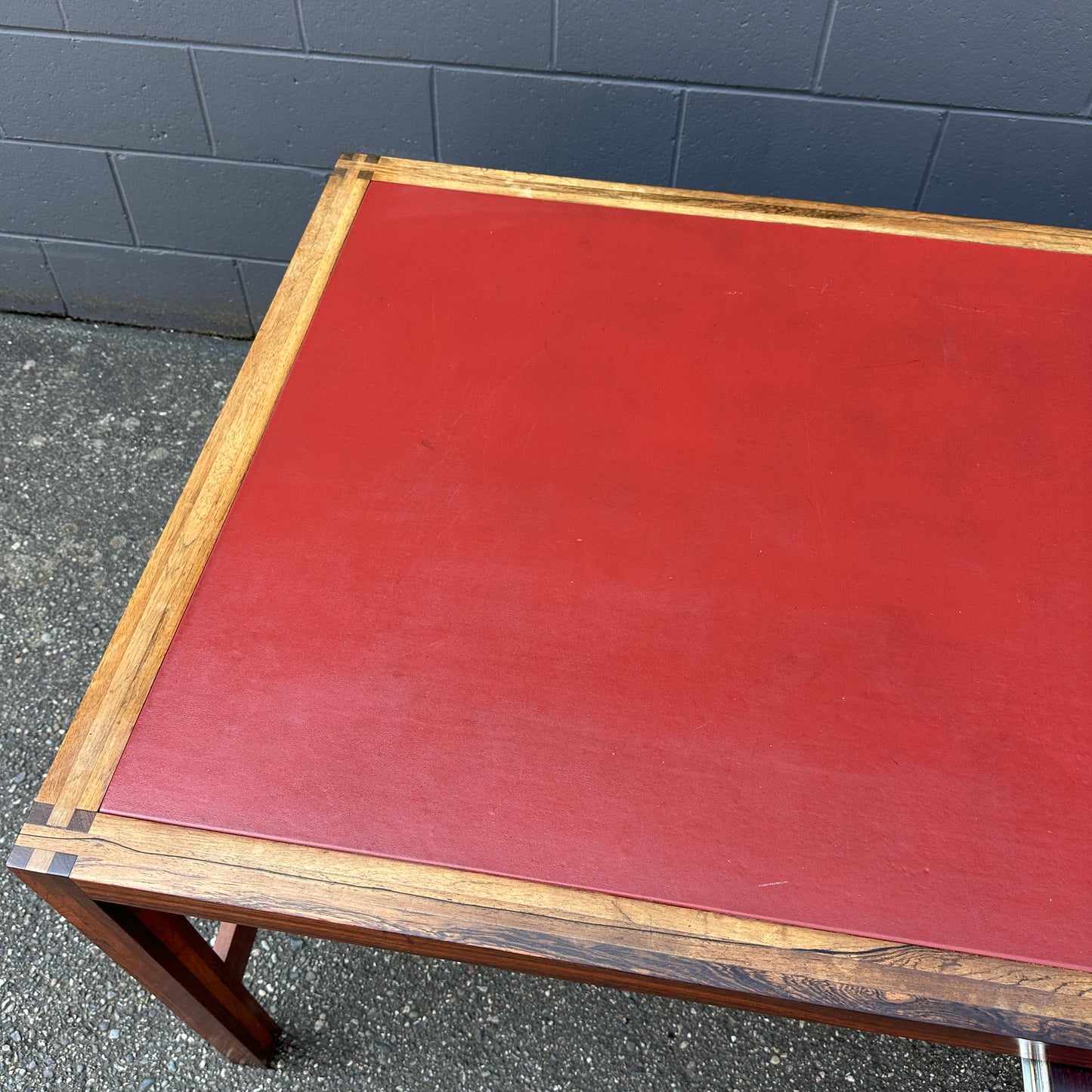 Mid-Century Modern Rosewood Executive Desk