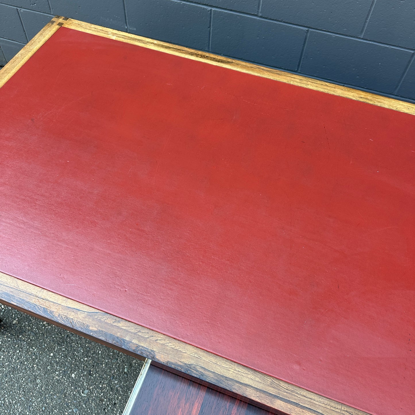 Mid-Century Modern Rosewood Executive Desk