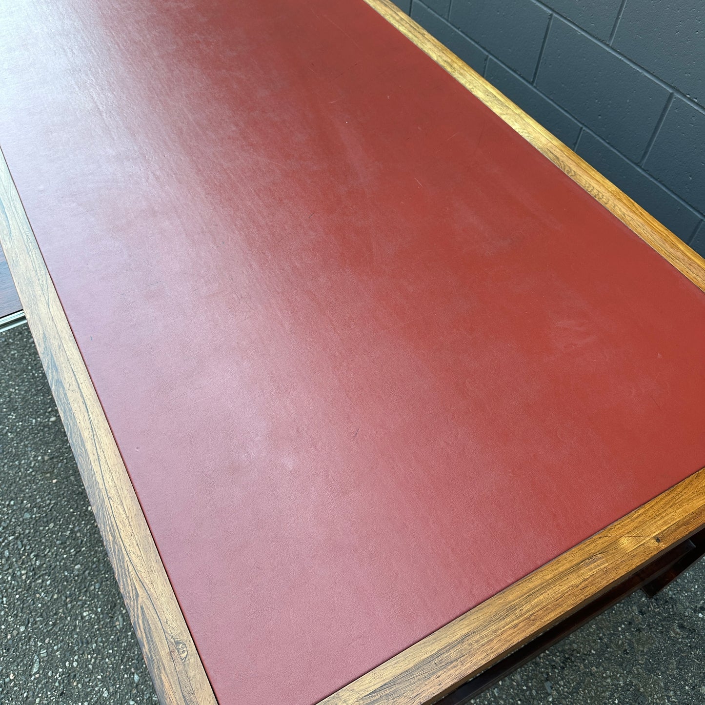 Mid-Century Modern Rosewood Executive Desk