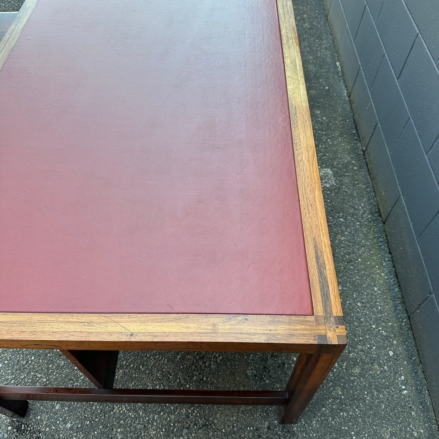 Mid-Century Modern Rosewood Executive Desk