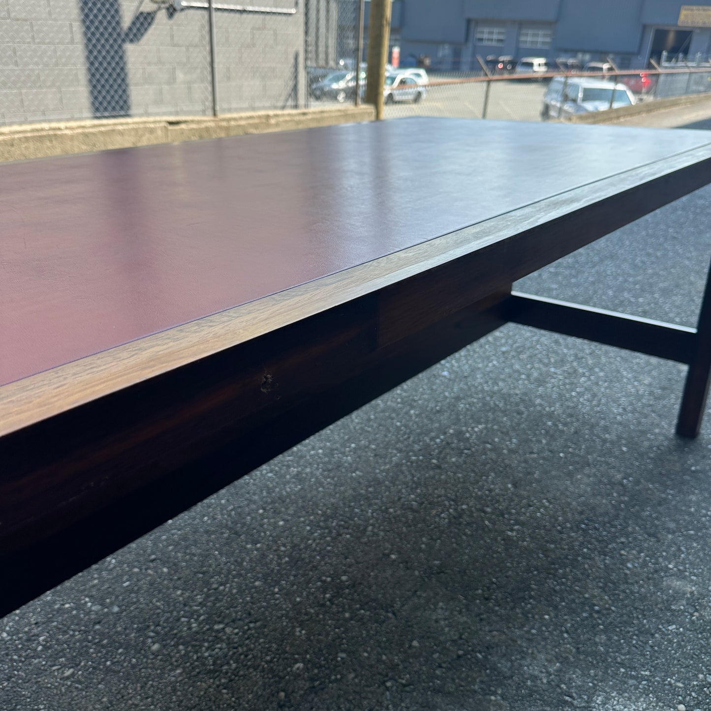 Mid-Century Modern Rosewood Executive Desk