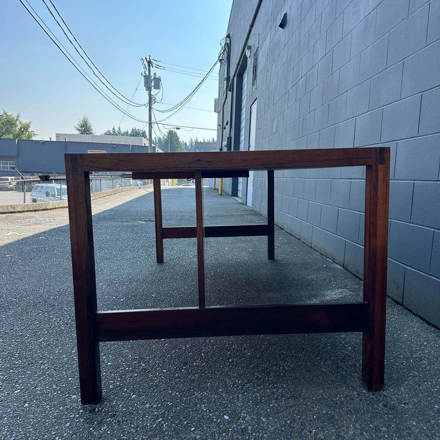 Mid-Century Modern Rosewood Executive Desk