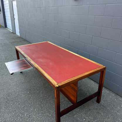 Mid-Century Modern Rosewood Executive Desk