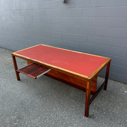Mid-Century Modern Rosewood Executive Desk