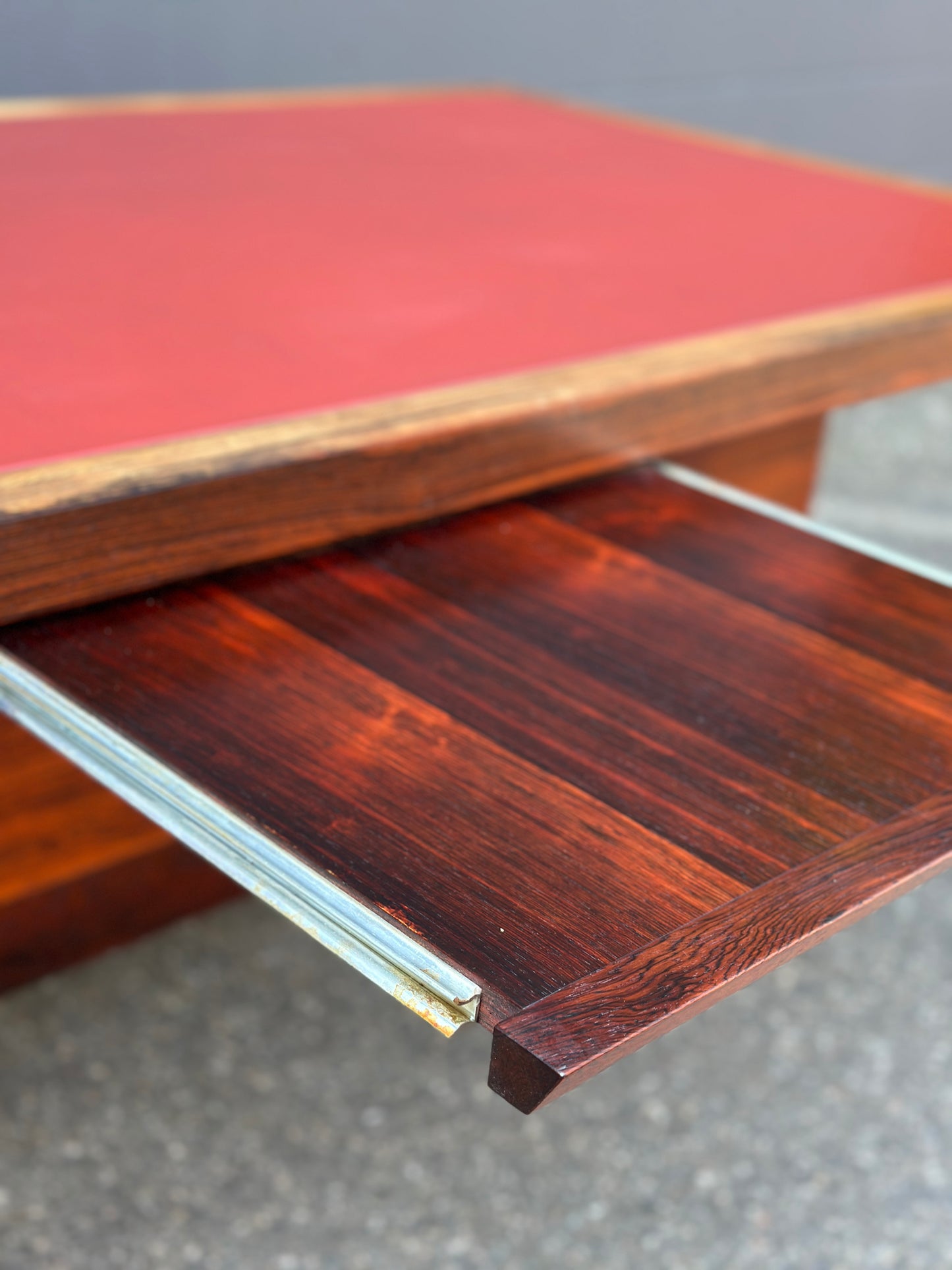 Mid-Century Modern Rosewood Executive Desk