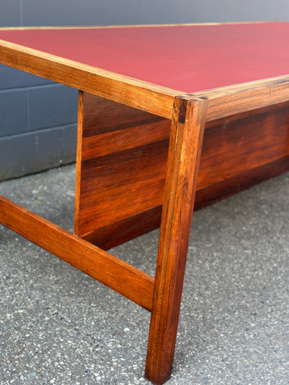 Mid-Century Modern Rosewood Executive Desk