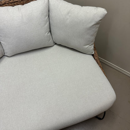 Patio Wicker Cuddle Chair