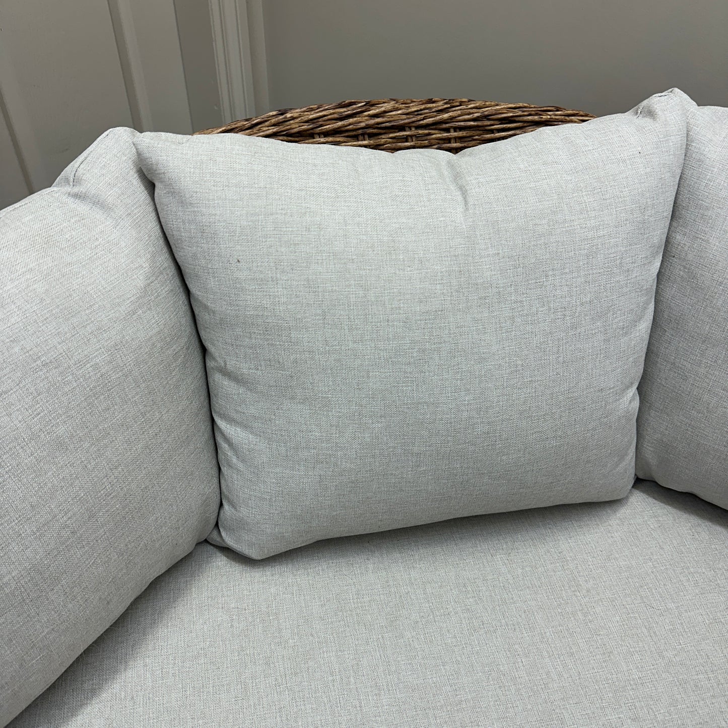 Patio Wicker Cuddle Chair