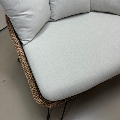 Patio Wicker Cuddle Chair