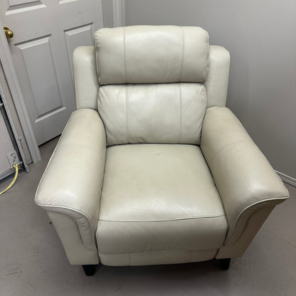Kester Power Leather Recliner by Barcalounger