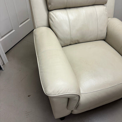 Kester Power Leather Recliner by Barcalounger