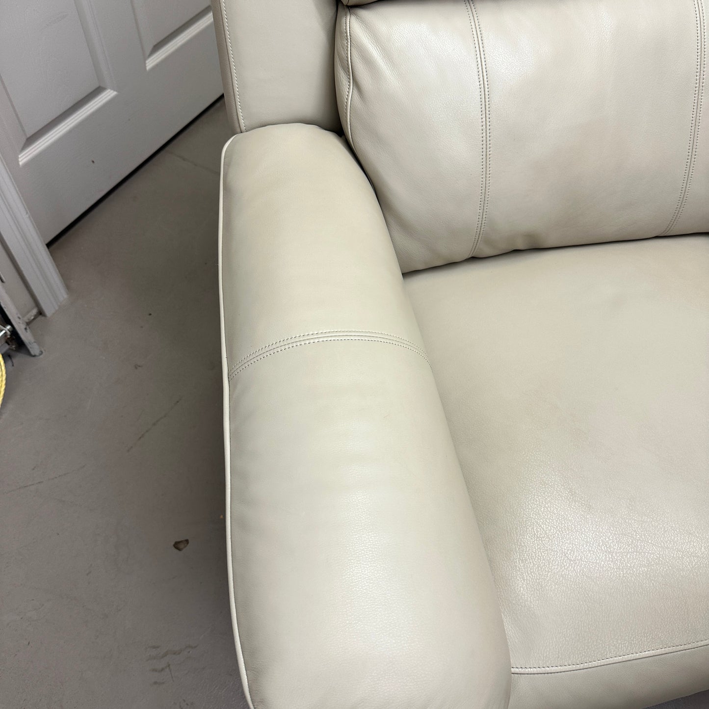 Kester Power Leather Recliner by Barcalounger