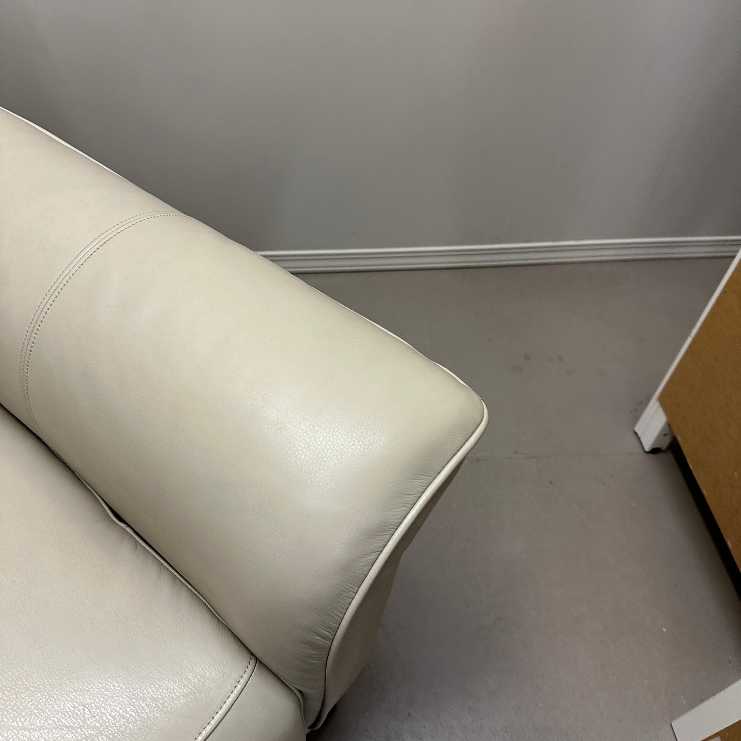 Kester Power Leather Recliner by Barcalounger