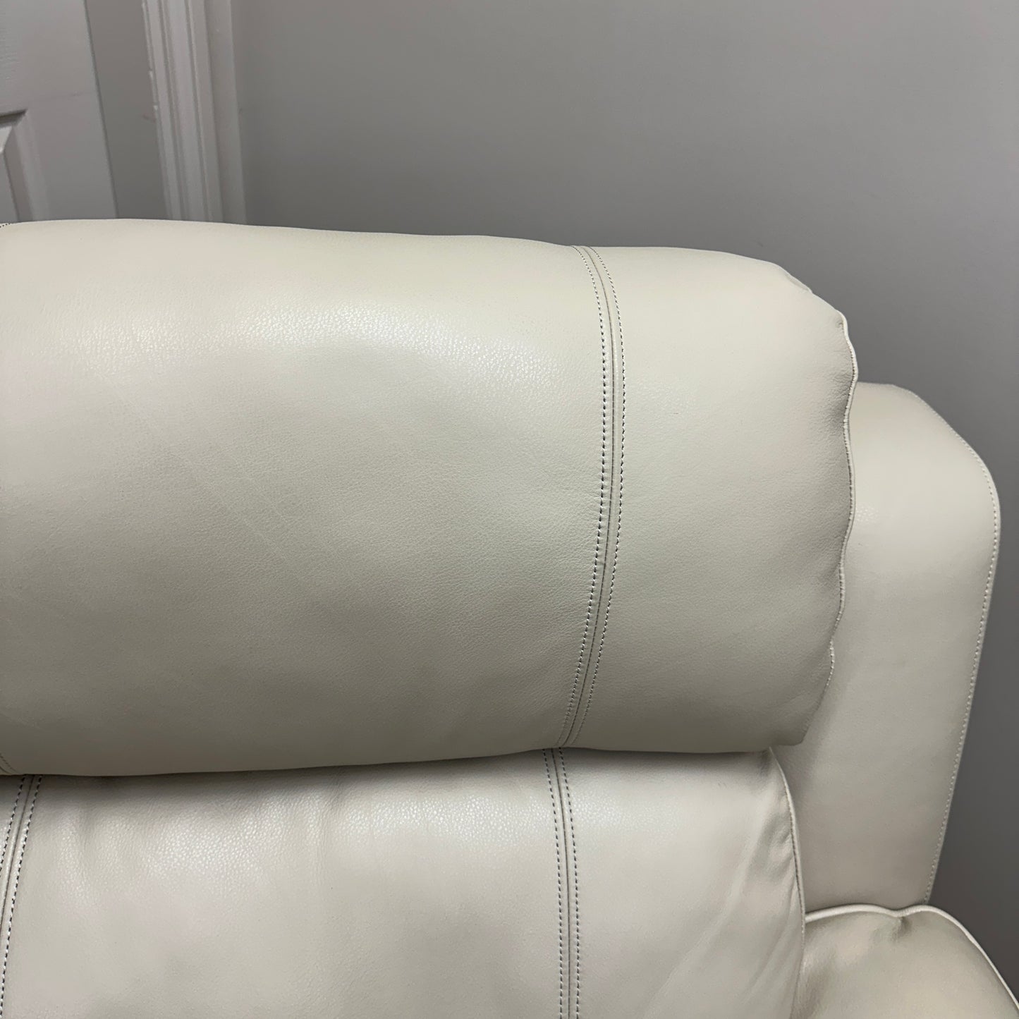 Kester Power Leather Recliner by Barcalounger