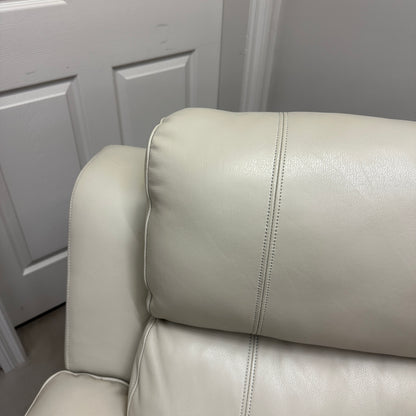 Kester Power Leather Recliner by Barcalounger