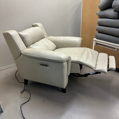 Kester Power Leather Recliner by Barcalounger