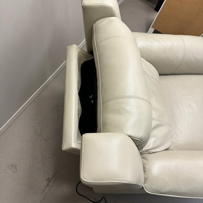 Kester Power Leather Recliner by Barcalounger