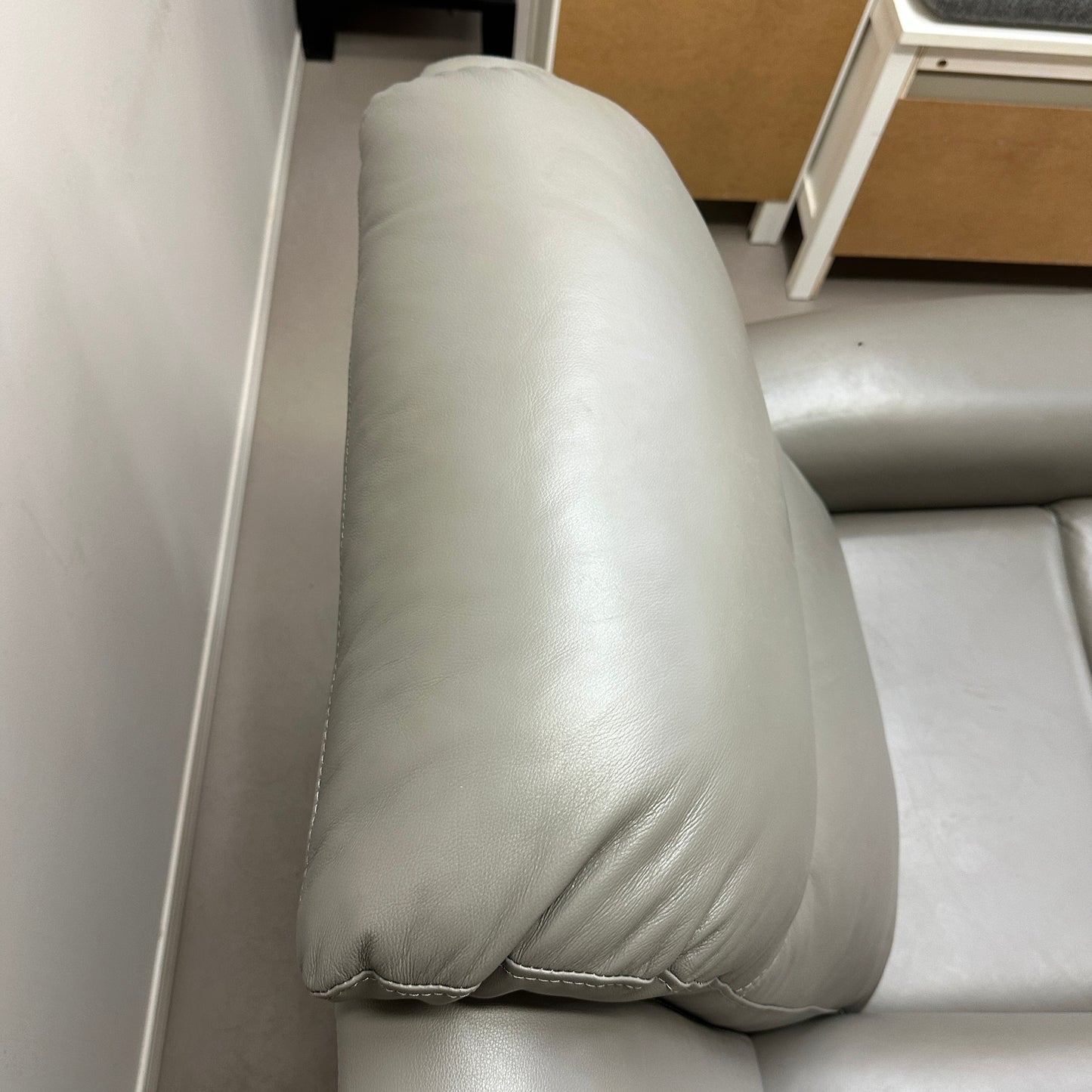 Alpine Leather Power Reclining Chair - Grey