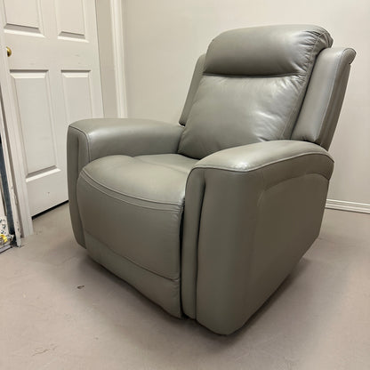 Alpine Leather Power Reclining Chair - Grey