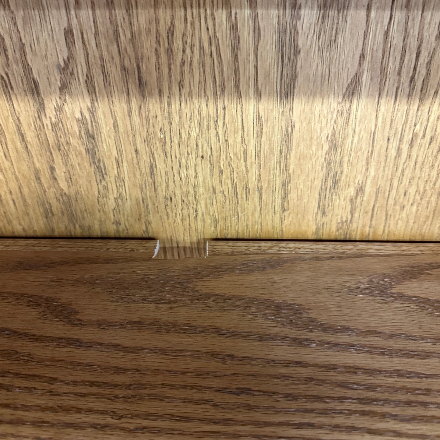 Vintage Oak Double-Bookcase