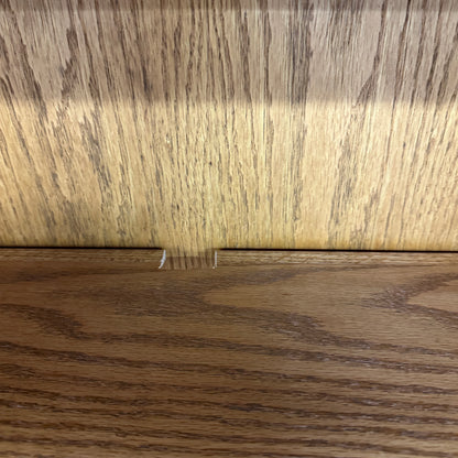 Vintage Oak Double-Bookcase