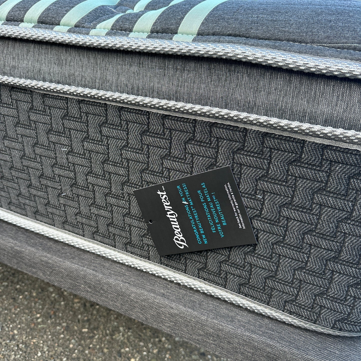 Beaudoin Platform Bed and Beautyrest Mattress - Queen