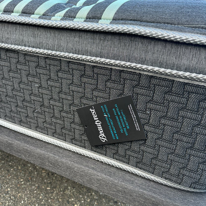 Beaudoin Platform Bed and Beautyrest Mattress - Queen