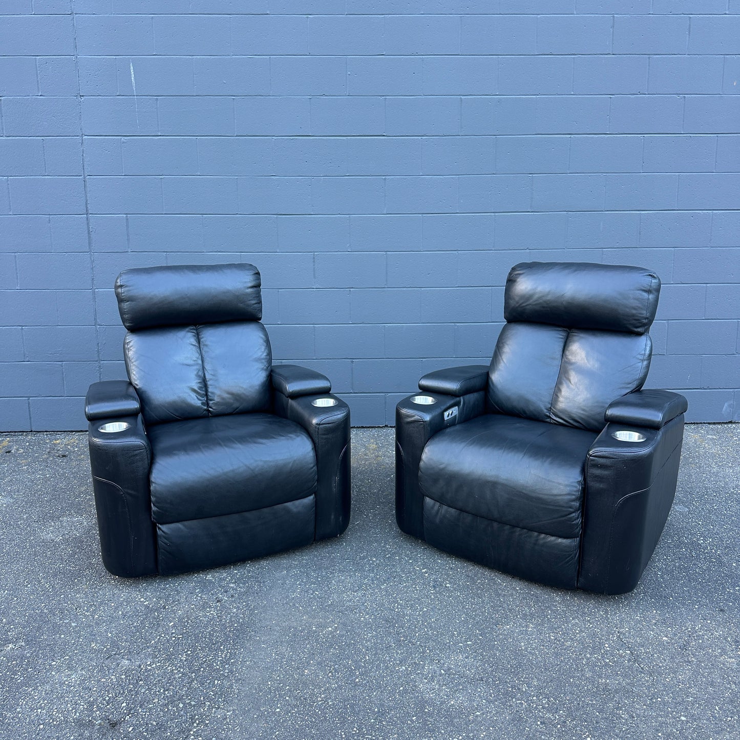 Black Power Theatre Recliner Chair (set of 2)