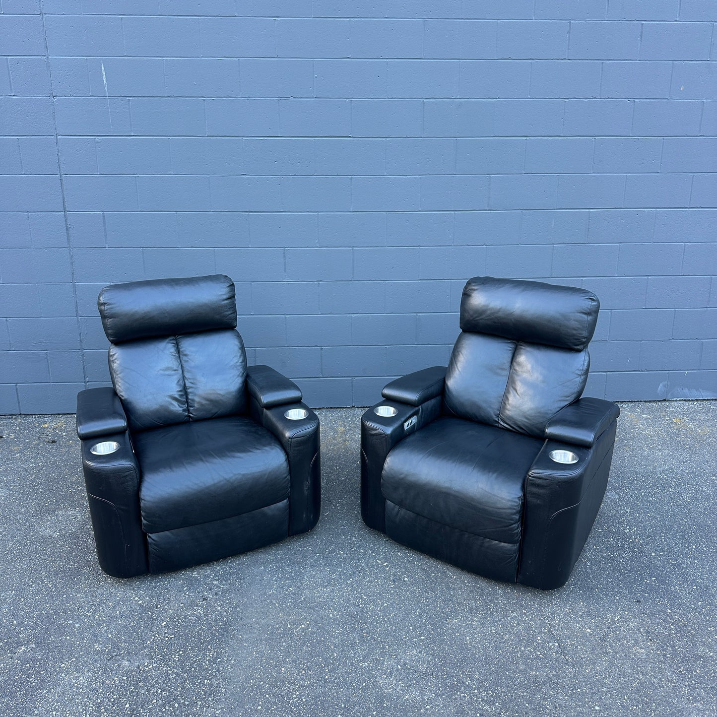 Black Power Theatre Recliner Chair (set of 2)