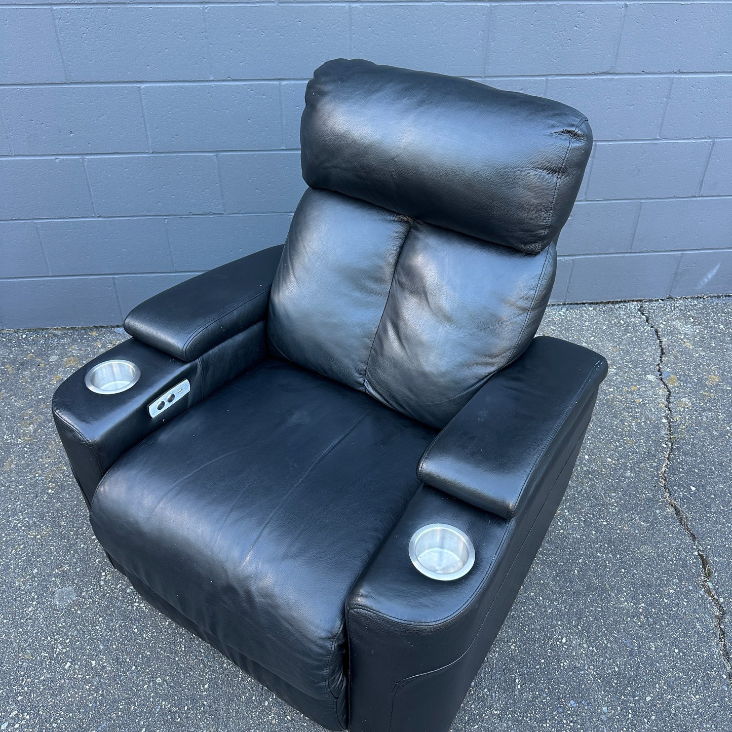 Black Power Party Time Reclining Chair