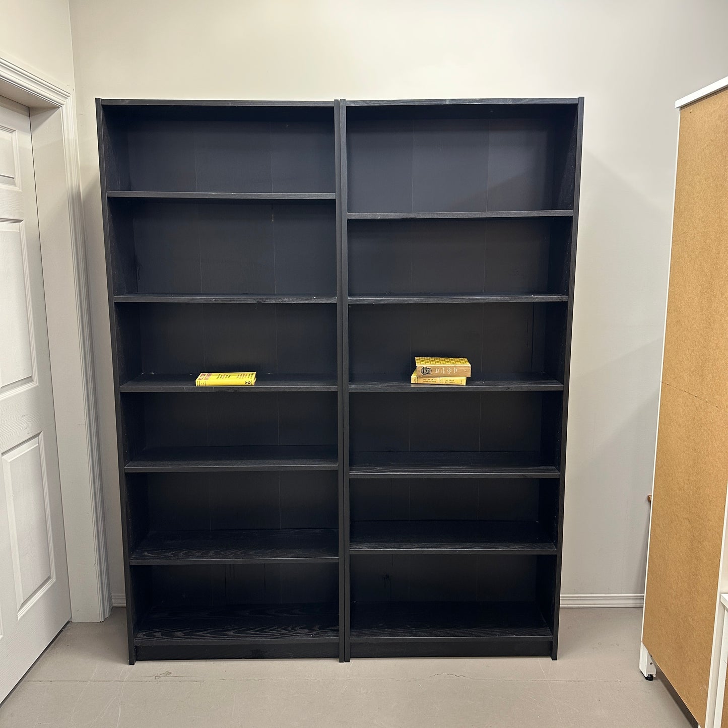 Black Bookcase (2 shelves)