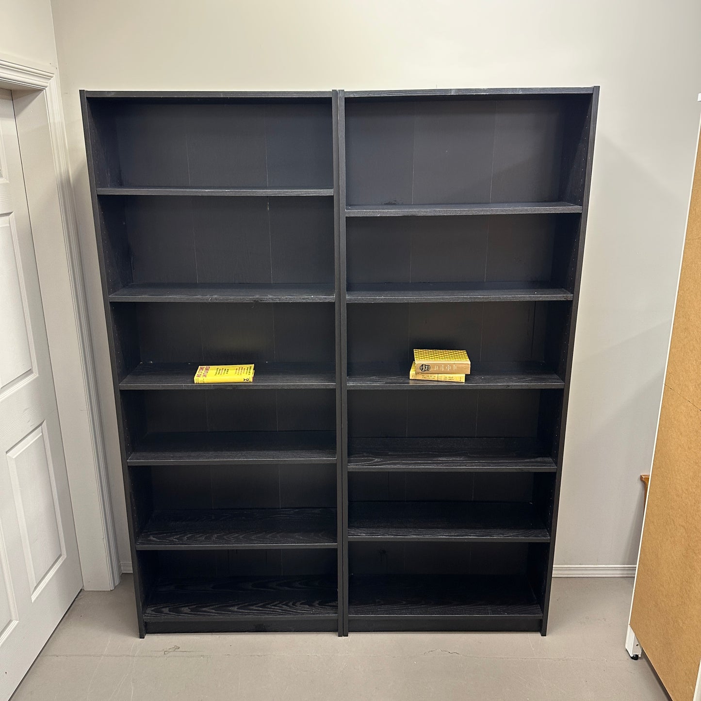 Black Bookcase (2 shelves)