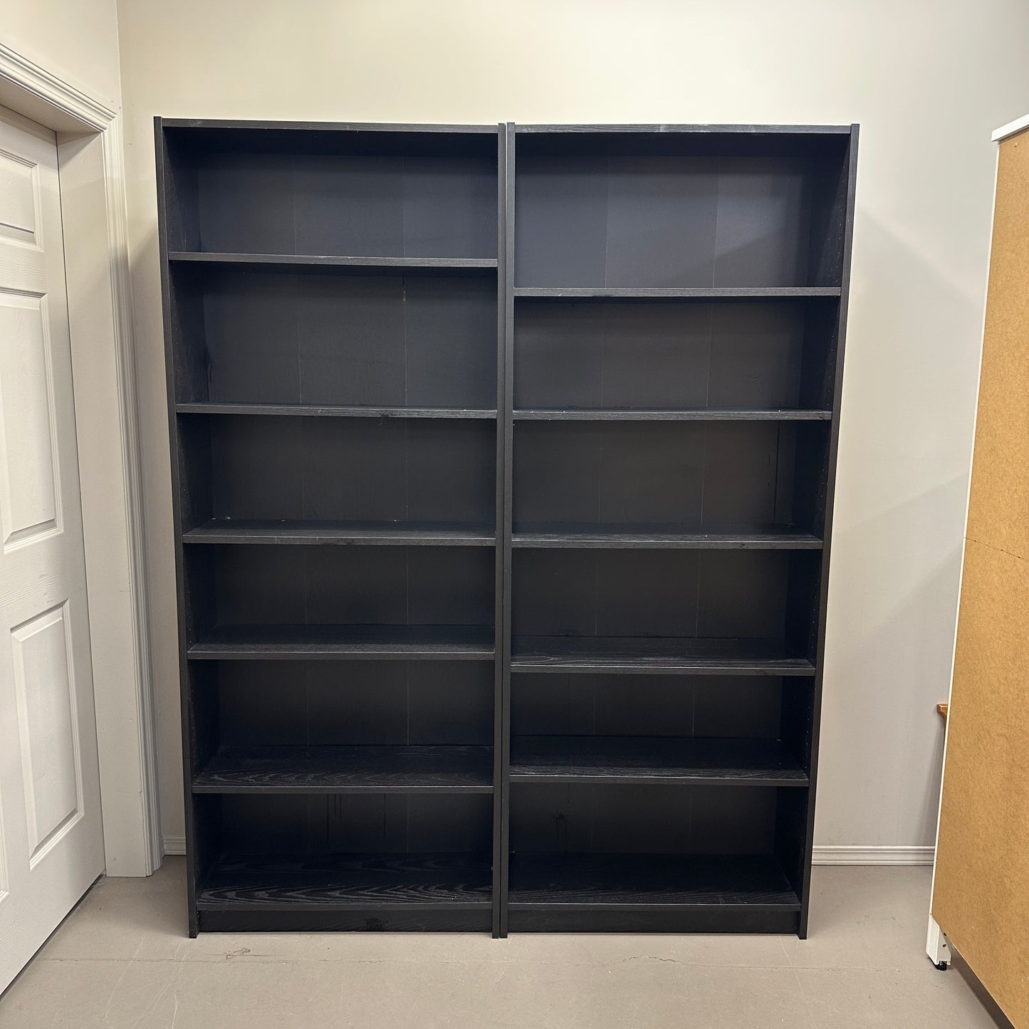 Black Bookcase (2 shelves)