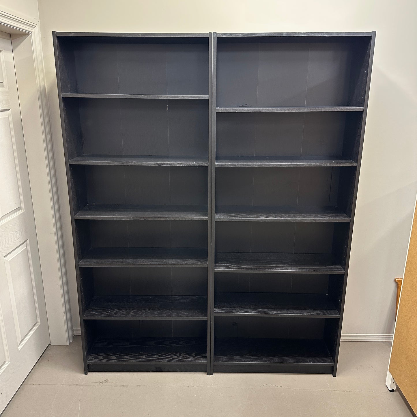 Black Bookcase (2 shelves)
