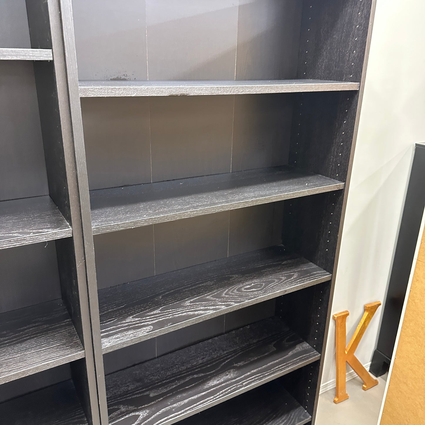 Black Bookcase (2 shelves)