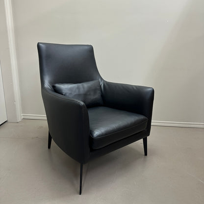 Black Modern Accent Chair