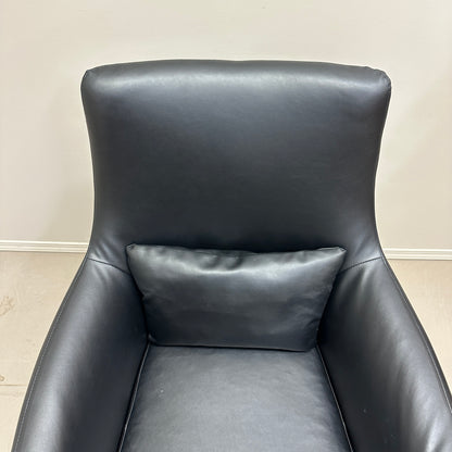 Black Modern Accent Chair