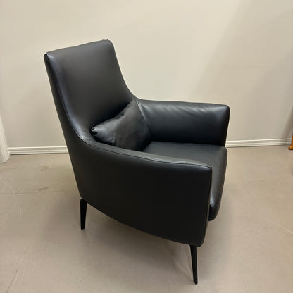 Black Modern Accent Chair
