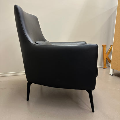 Black Modern Accent Chair