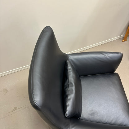 Black Modern Accent Chair
